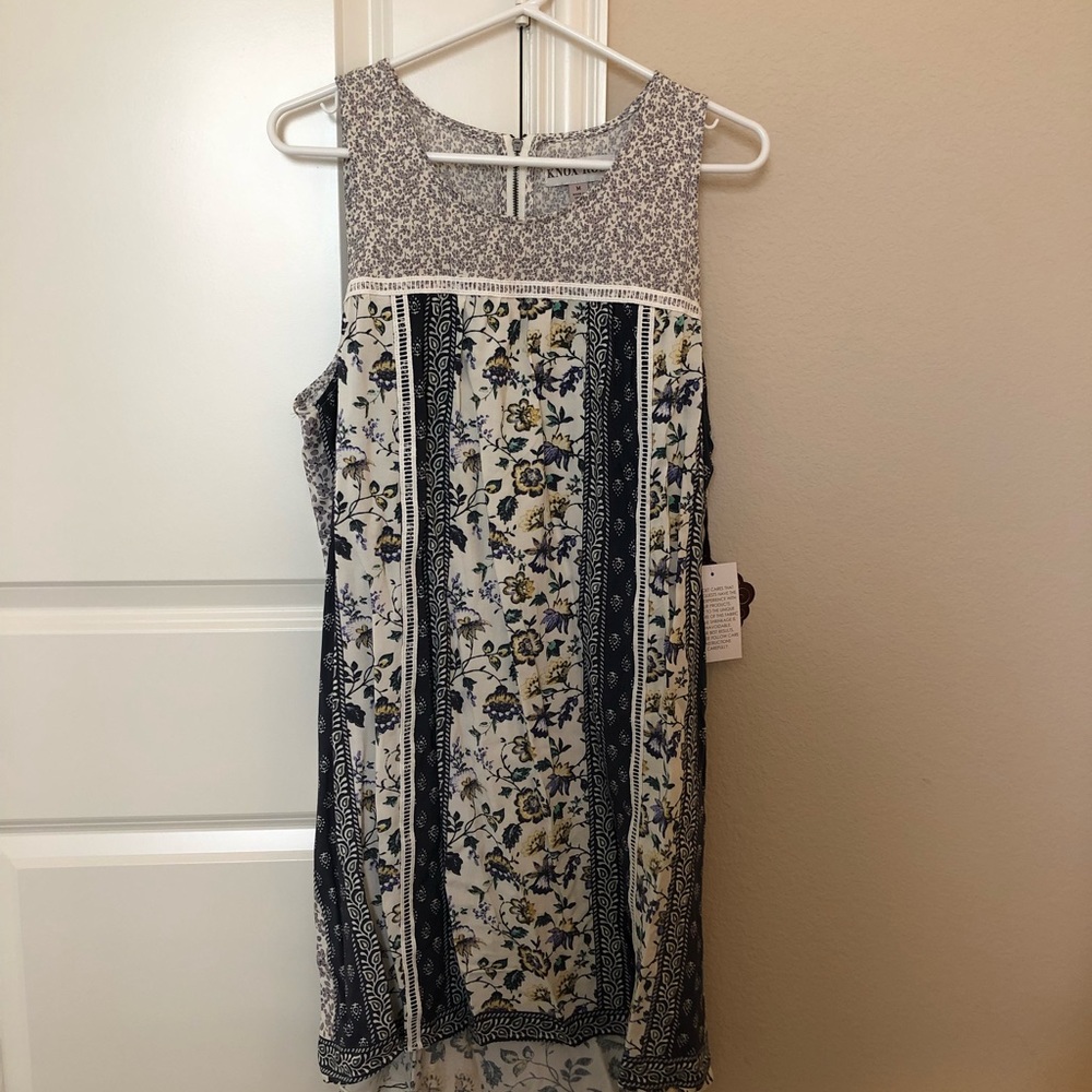 Target Knox Rose floral high low hem dress medium